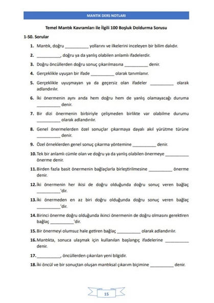 Enine Boyuna AYT Felsefe Grubu Kitap Seti (3 Kitap) - 6