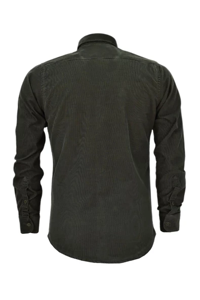 Erkek Kadife Silim Fit Gömlek BGL-ST03909 - Resim 11