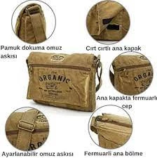 Old Cotton Cargo 8128 Mulater Salaş Kanvas Omuz Postacı Laptop Okul Seyahat Günlük Pamuk Kumaş Çanta - 2