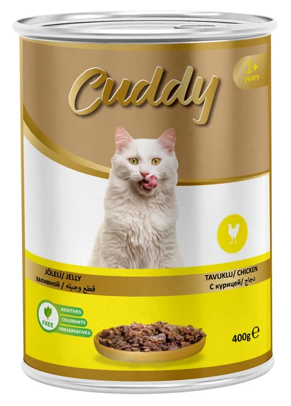 Cuddy Tavuk Etli Kedi Konservesi 400gr