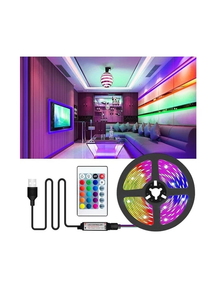 Cata CT-4566 Tv Arkası Ambiyans Rgb LED Seti 3 Metre