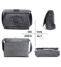 Old Cotton Cargo 8128 Mulater Salaş Kanvas Omuz Postacı Laptop Okul Seyahat Günlük  Çanta - 2