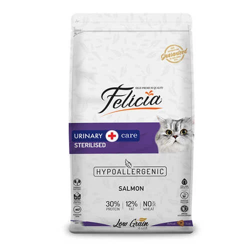 Felicia 12 kg Az Tahıllı Somonlu Light Sterilised Kedi Maması