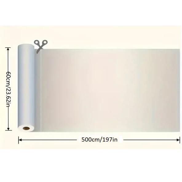 UV Engelleyici Buzlu Cam Filmi 5 Metre X 60 Cm - 4