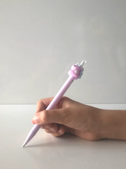 Pastel Renkli Unicorn Figürlü 0.7mm Uçlu Versatil Kalem (1 Adet) - 4