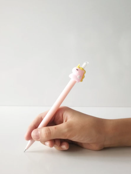Pastel Renkli Unicorn Figürlü 0.7mm Uçlu Versatil Kalem (1 Adet) - 5