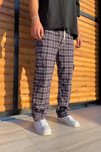 Çizgi Desenli Pijama Eşofman Altı