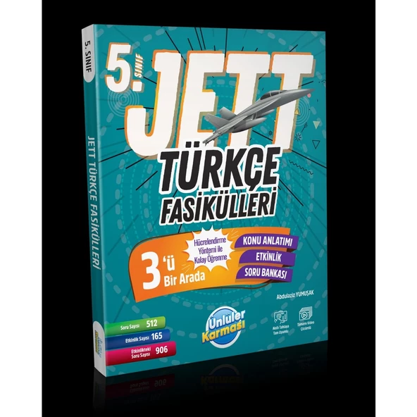 Ünlüler Karması 5.sınıf Jett Türkçe Fasiküller Soru Bankası (2024-2025 Güncel Baskı) - 2
