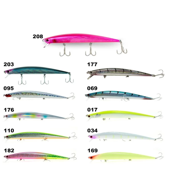 Fujin Flux 175mm 29gr Sinking Maket Balık 017 Glow Belly - Resim 2