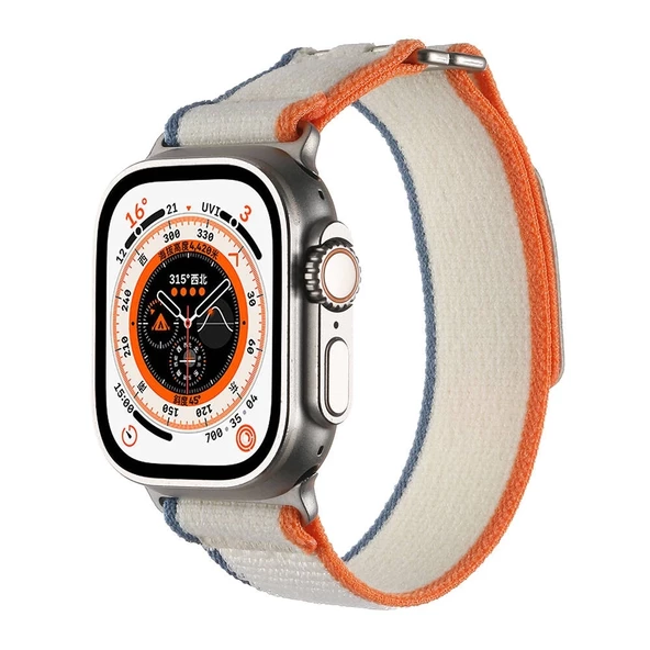 Apple Watch Ultra Ultra 2 49mm Hasır Kordon Redclick KRD-106 Strap Kayış - 2