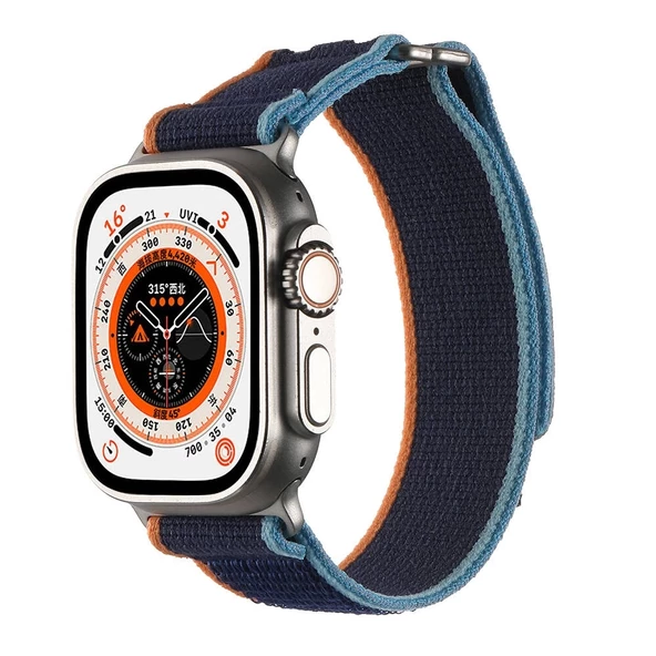 Apple Watch Ultra Ultra 2 49mm Hasır Kordon Redclick KRD-106 Strap Kayış - 4
