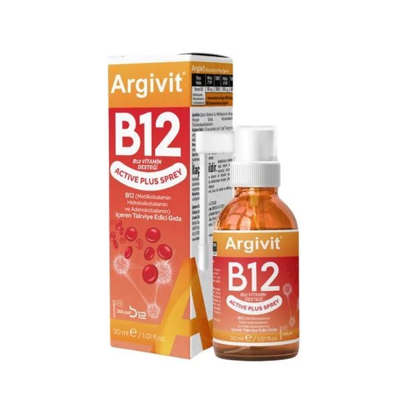 Argivit B12 Active Plus Sprey 30 ml