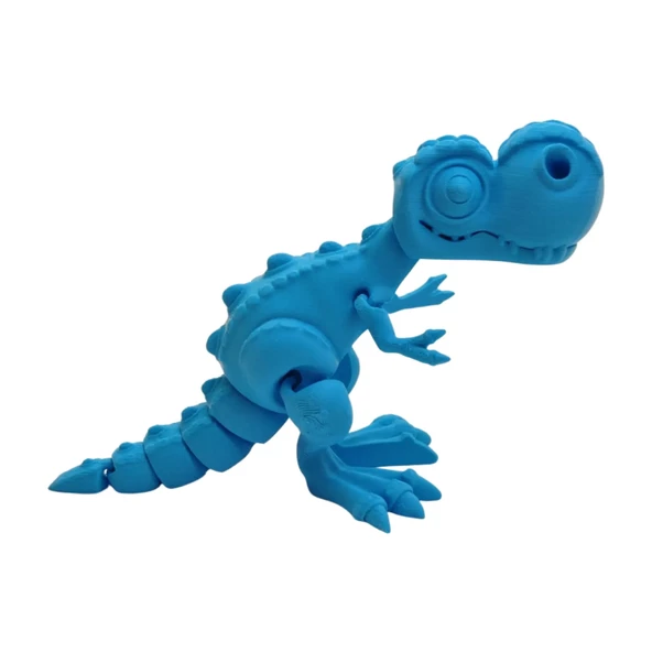 3D Hareketli T-rex Oyuncak - Mavi - Resim 6