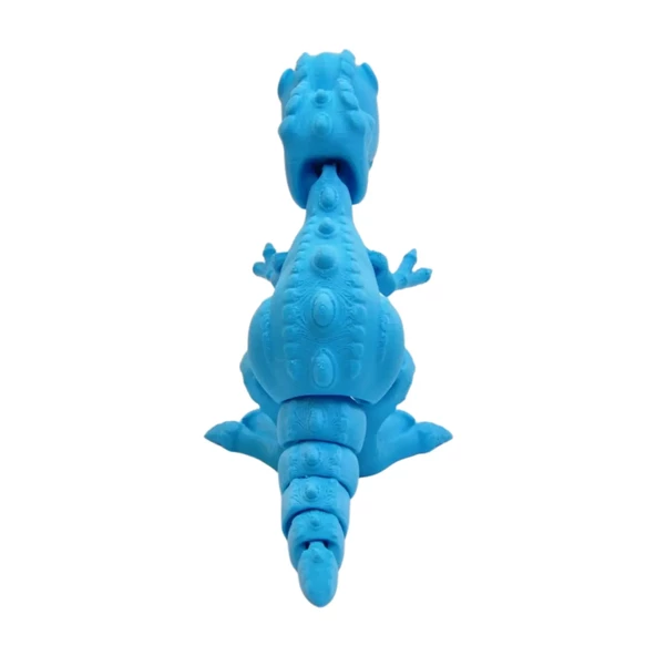 3D Hareketli T-rex Oyuncak - Mavi - Resim 7