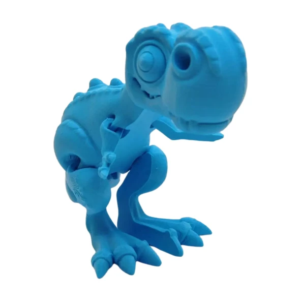 3D Hareketli T-rex Oyuncak - Mavi - Resim 3