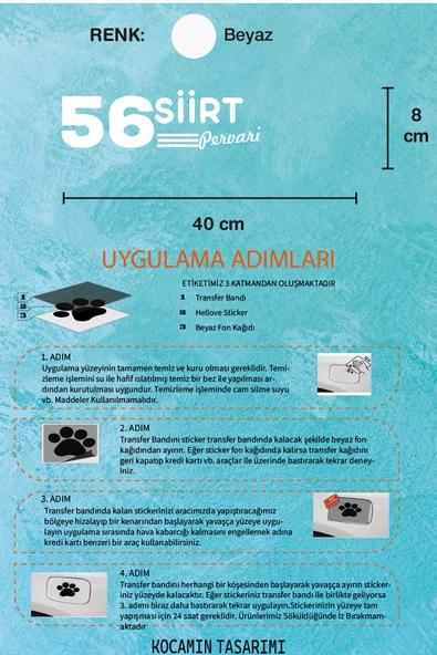 Siirt 56 Plaka Kodlu Beyaz Araç Sticker Pervari İlçe Yazılı Özel Tasarım 40x8 cm  Şehir ve İlçe Temalı Kaliteli Sticker - 5