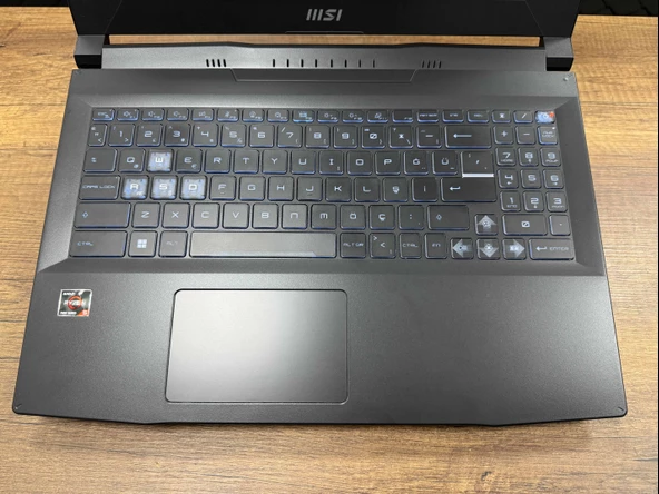 MSI Bravo 15 C7VE-062XTR AMD Ryzen 5 7535HS 16GB RAM 512GB SSD RTX4050 15.6" FHD 144Hz (İKİNCİ EL) - 2