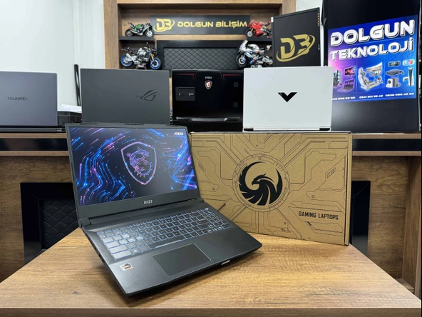 MSI Bravo 15 C7VE-062XTR AMD Ryzen 5 7535HS 16GB RAM 512GB SSD RTX4050 15.6" FHD 144Hz (İKİNCİ EL)