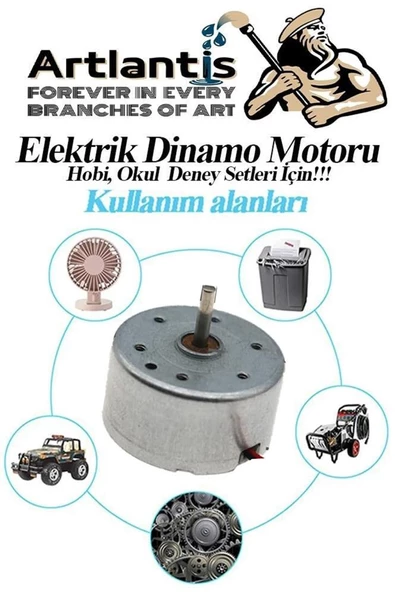 Dinamo Motoru 6 V 3 Adet Elektrik Üreten Motor Eğitici Hobi Deney Okul Elektrik Motoru Deneyler İçin - 3