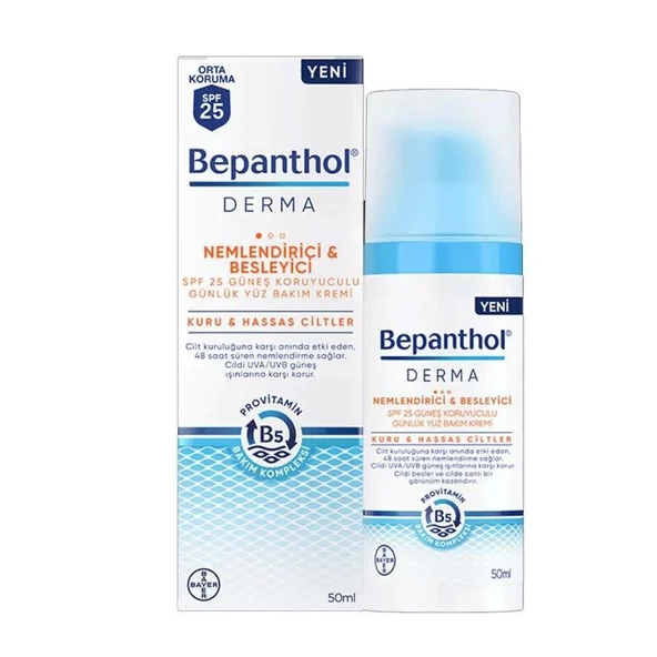 Bepanthol Derma Spf 25 Besleyici ve Nemlendirici Krem 50 ml