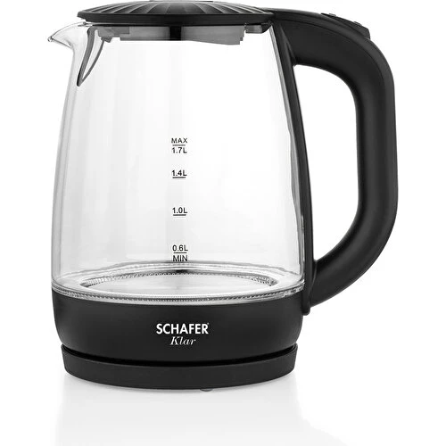 Schafer Klar Elektrikli Su Isıtıcı (Kettle)-Siyah - 3