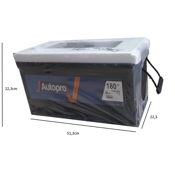 Autopro 12 V 180 Ah 1100 A EN (İNCİ AKÜ GÜVENCESİYLE) - 2