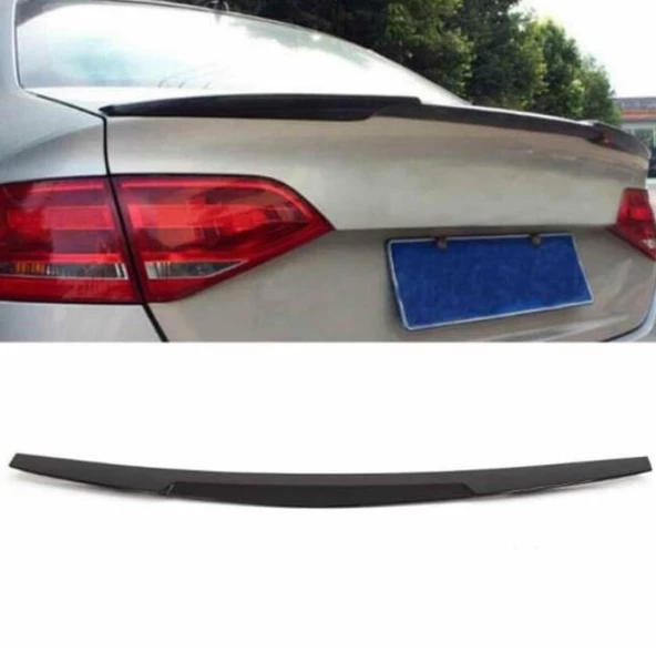 Audi A4 M4 boyalı spoiler (Pianoblack) 2009-2012 - 2