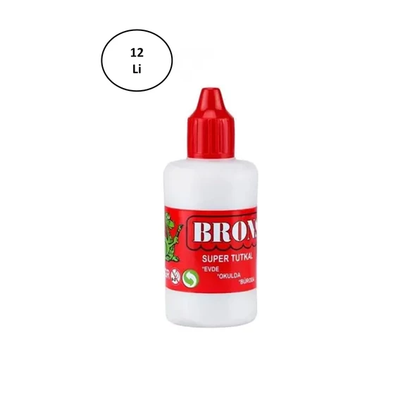 Brons BR-408 100 gr Su Bazlı Beyaz Tutkal 12'li