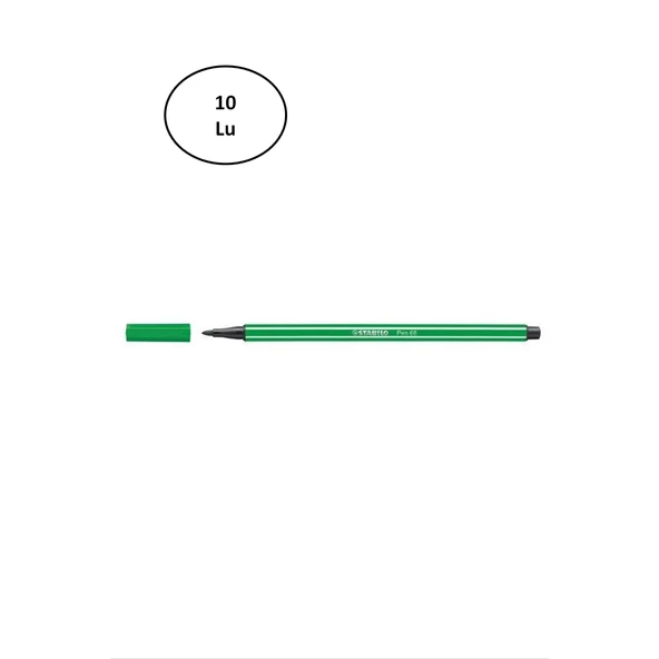 Umut Stabilo Pen 68 Mavi 68/36 10'lu