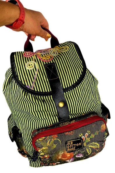 "Old Cotton Cargo 5000 Moroni Bag Unisex Okul ve Günlük Sırt Çantası" - 2