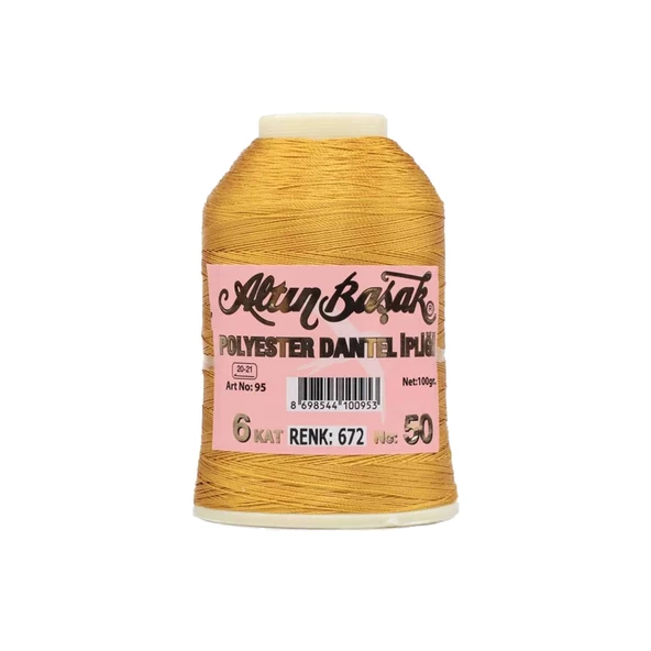 Altınbaşak Oya ve Dantel İpi 20 gr - Royaleks - No: 672