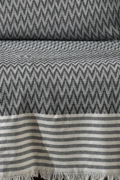 Fushia Trio Natural Keten Koltuk Örtüsü | Koltuk Şalı 170X210 CM - 3