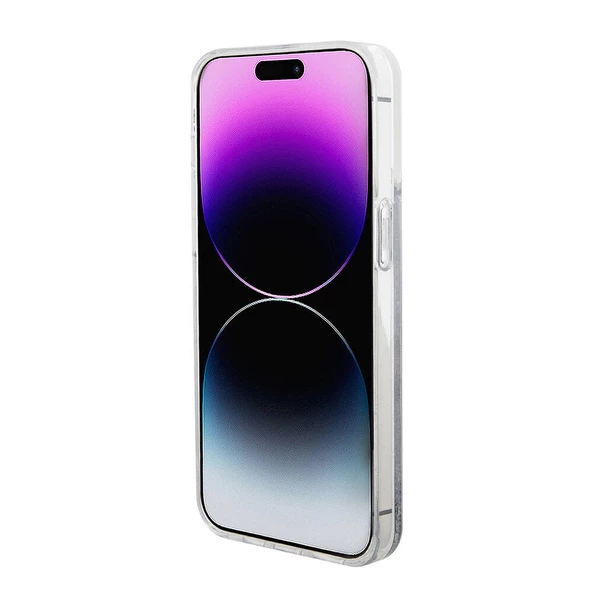 Apple iPhone 15 Pro Max Kılıf Hello Kitty Orjinal Lisanslı İkonik Sıvılı Glitter Kapak - 9