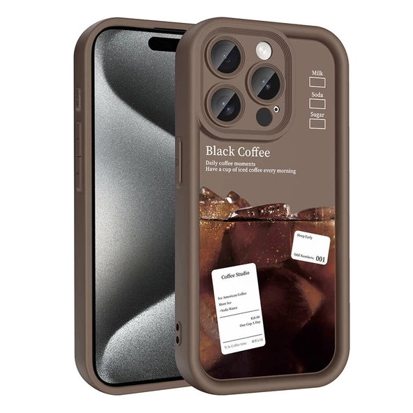 Apple iPhone 15 Pro Kılıf Kamera Korumalı Baskılı Arka Yüzey Zore Klas Kapak - 8