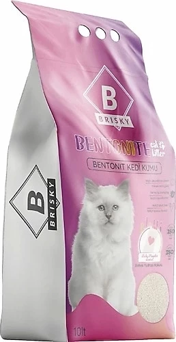 BRİSKY KEDİ KUMU PUDRALI 10LT