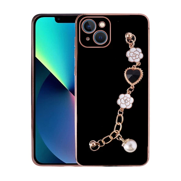 Apple iPhone 14 Plus Kılıf El Tutamaçlı Kamera Korumalı  Taka Silikon Kapak - 5