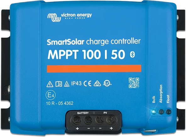 Solar A Enerji Victron Energy 12/24V 50A MPPT Solar Şarj Kontrol Cihazı Charge Controller SCC110050210