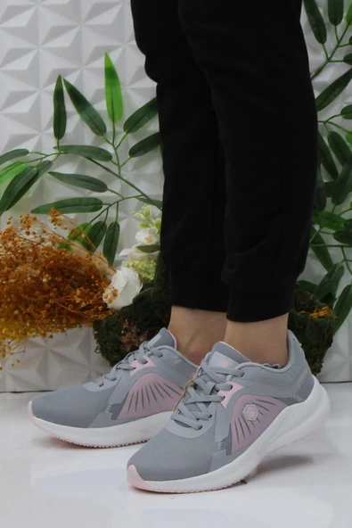 Lumberjack Tree Gri Pudra Rahat Orijinal Ürün Kadın Spor Ayakkabı - Resim 3
