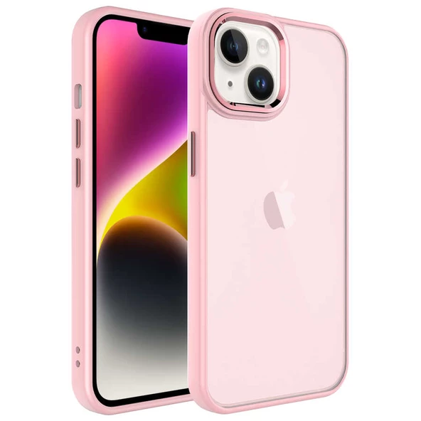 Apple iPhone 14 Plus Kılıf Buzlu Sert PC  May Kapak - 6