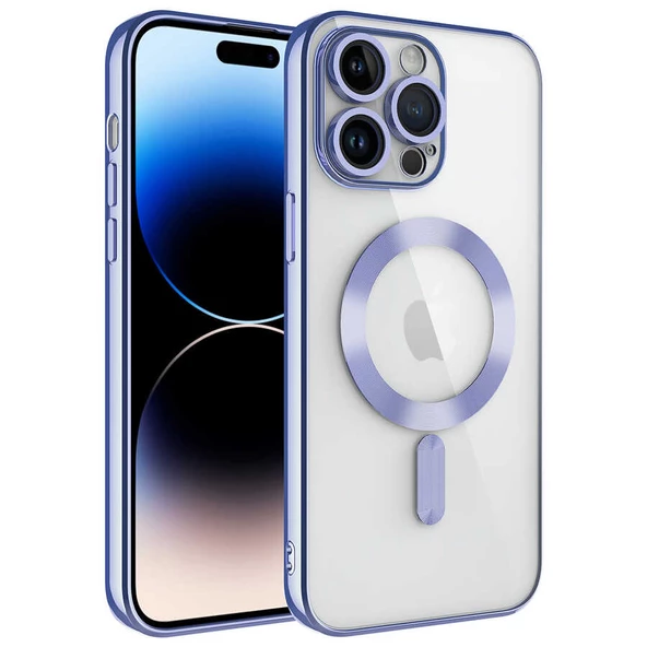 Apple iPhone 14 Pro Kılıf Kamera Korumalı Magsafe Wireless Şarj Özellikli  Demre Kapak