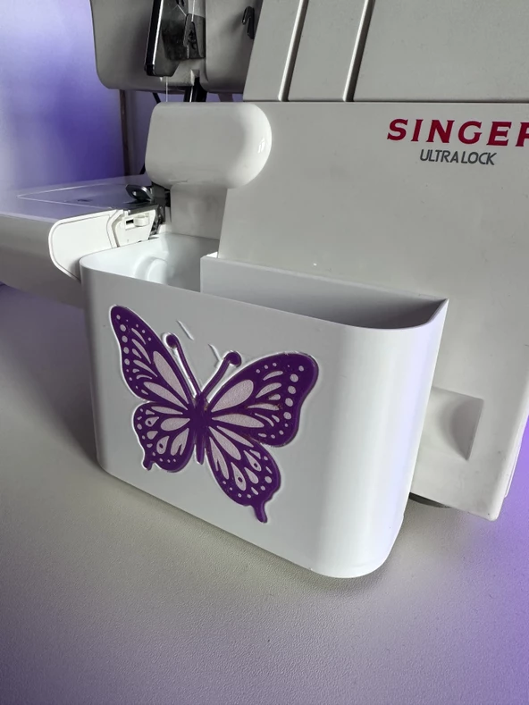 Singer Overlok Makinası Çöp Kutusu Atık Fire Kabı Kelebek 14SH654 14SH754 14HD854 HD0405S S010L - 3