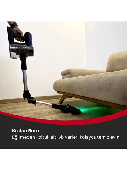 Fabcio Forza FBC035  Hepa Filtreli Kablosuz Dikey Süpürge (Islak Mop ve Turbo Başlığı Hediyeli) - 3