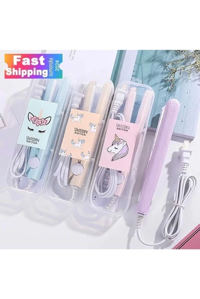 160 Derece mini taşınılabilir profesyonel saç düzleştirici ve bukle makinesi şekillendirici araçlar - 5