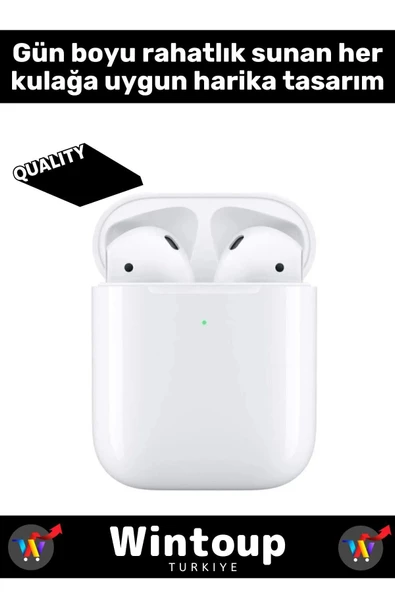 Xiaomi Mi 11 Lite  Uyumlu 2.nesil A Kalite Beyaz Bluetooth Kablosuz Kulaklık - Resim 3