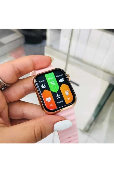 Samsung Galaxy M02s Uyumlu G9 Mini Smart Watch 3 kordonlu ve bileklik hediyeli - 3