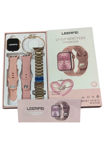 Samsung Galaxy M02s Uyumlu G9 Mini Smart Watch 3 kordonlu ve bileklik hediyeli - 2