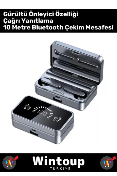 Tws Kablosuz Bluetooth Kulaklık Cep Telefonu İçin Uyumlu Bulutut Kulak Içi V5 2024 - Resim 2