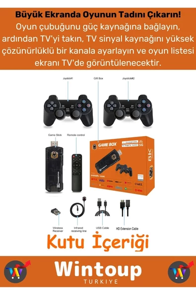 8k Retro Atari 36500 Oyuncu Android Tv Box - 2