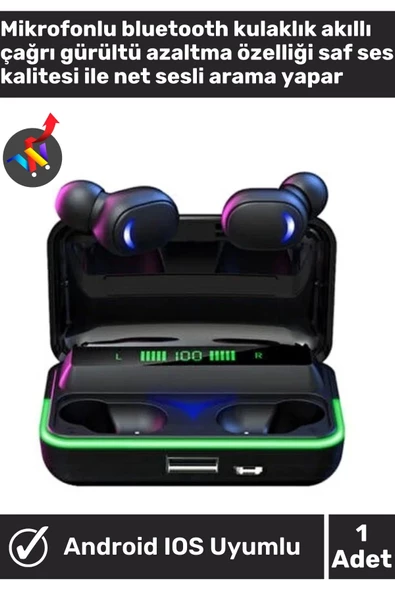 Teknoloji Oyuncu E10 Kablosuz Bluetooth Kulaklık Rgb 5.1 Wireless E10-RGB KULAKLIK