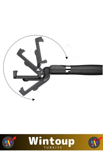 Kumandalı Selfie Stick Pro Model Selfie Öz Çekim - 3